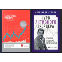 Комплект активного трейдера. Тв палітурка, великий формат. Комплект з 2х книг.