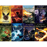 Harry Potter Paperback Set (Books 1-8). Комплект книг на английском языке.J.K. Rowling.